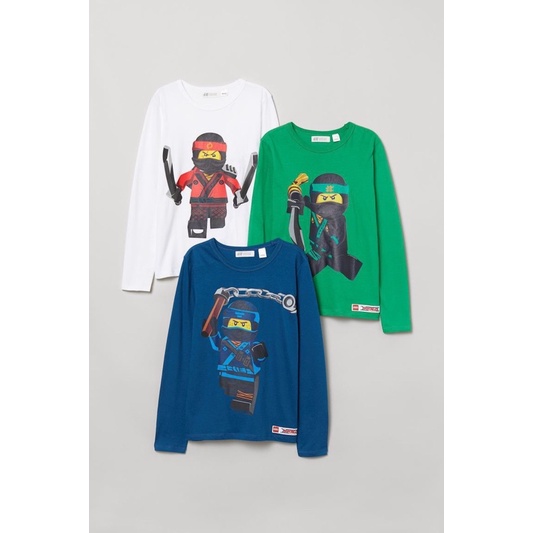 Set 3 áo H M bé trai dư xịn