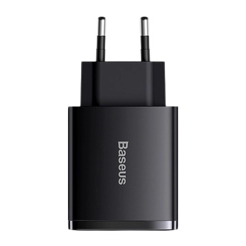 Củ sạc nhanh Baseus Compact 30W 3 cổng 2 x USB-A + USB-C - Chính hãng