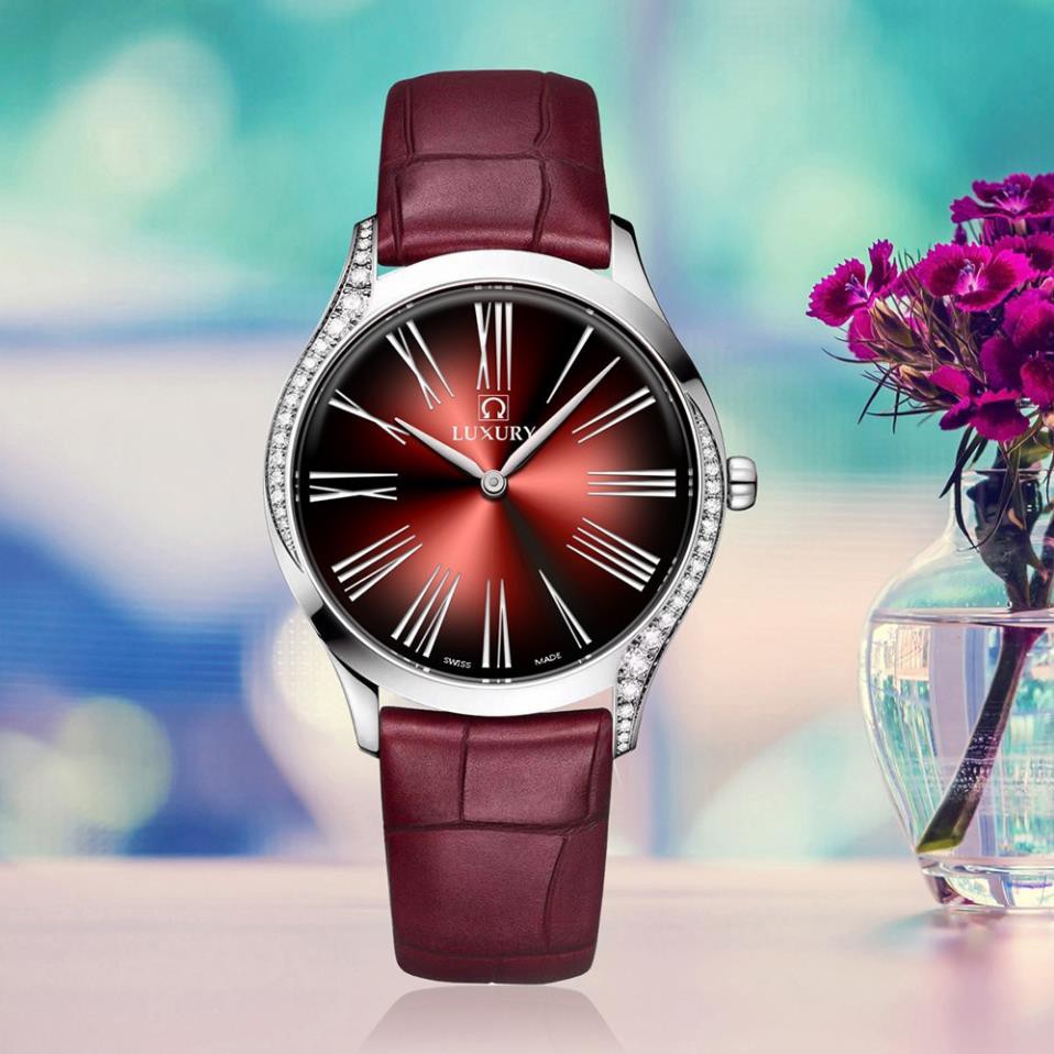 Đồng hồ Nữ LUXURY OME - Dây Da Thật Cao Cấp  - Bảo Hành 12 Tháng Toàn Quốc [HÀNG XỊN] | BigBuy360 - bigbuy360.vn