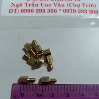 Combo 10 cọc đồng chống mạch m3x5+6 giá 20k