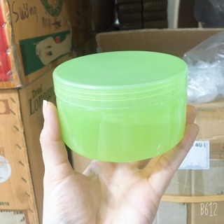 10 Hũ nhựa 300g xanh nhạt/nâu
