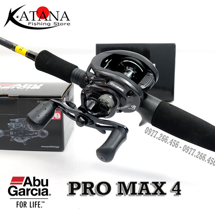 Máy câu ngang Abu Garcia BlackMax 4 - ProMax 4 - Thế hệ thư 4 2021