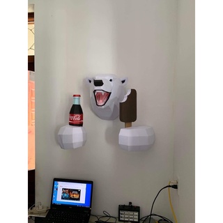 mô hình GẤU TUYẾT 3D