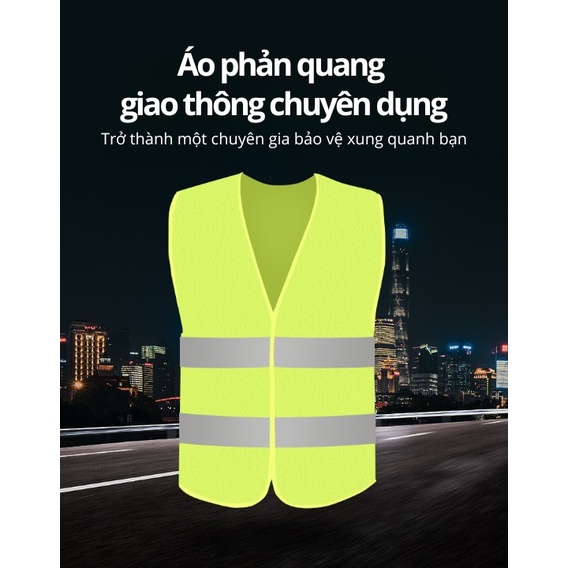 Áo Phản Quang Chuyên Dụng Cứu Hộ - Giao Thông 4 By-530