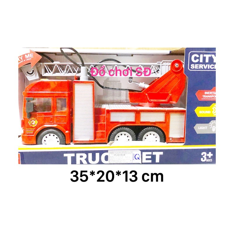 Xe cứu hoả trớn có phun nước