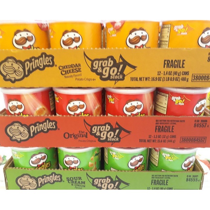 Snack Khoai Tây Pringles Các Vị Hộp 40G