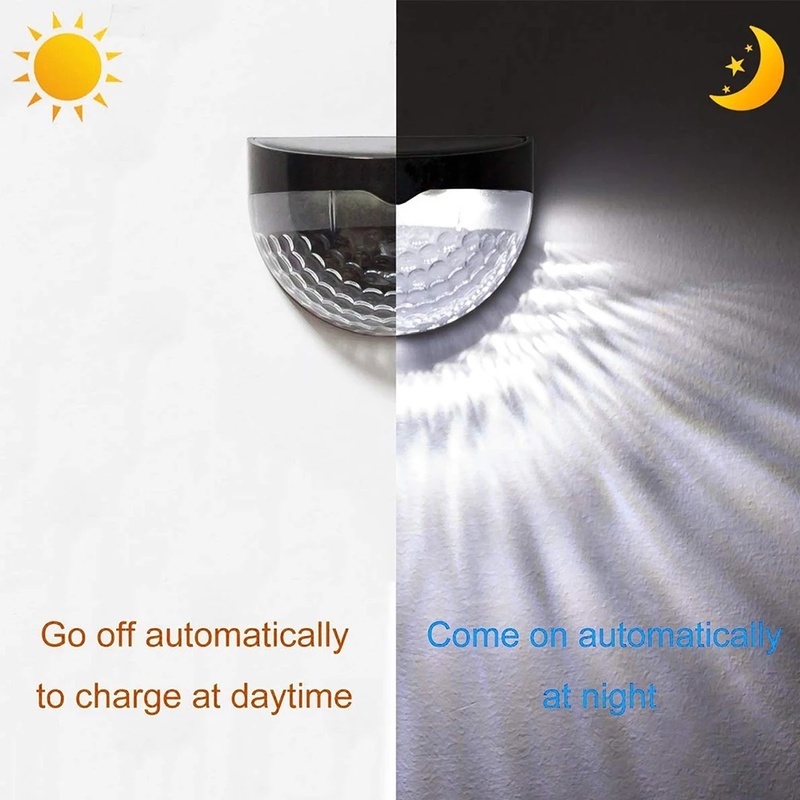 Đèn Led 6 Bóng Năng Lượng Mặt Trời Chống Nước Trang Trí Ngoài Trời