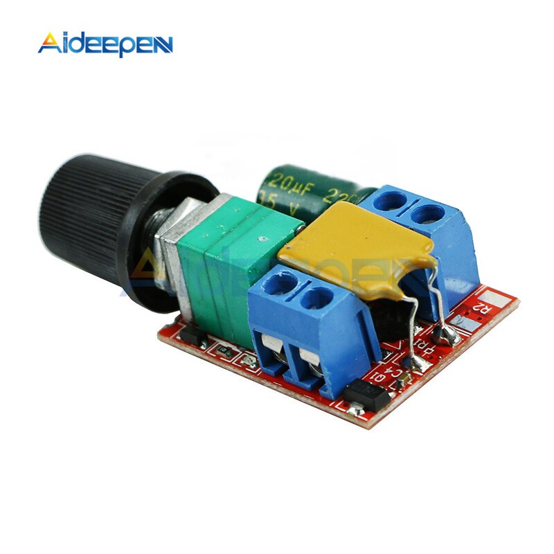 Bảng mạch điều khiển tốc độ động cơ Dc 3v-35v 5a Dc Pwm 6v 12v 24v Dc