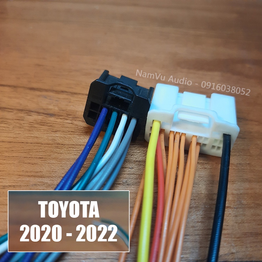 Dây jack loa nguồn đầu CD ô tô Toyota 2020 - 2022