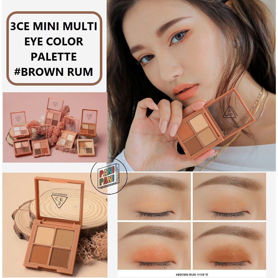 [100% AUTH] Bảng Phấn Mắt 4 Ô 3CE Mini Multi Eye Color Palette