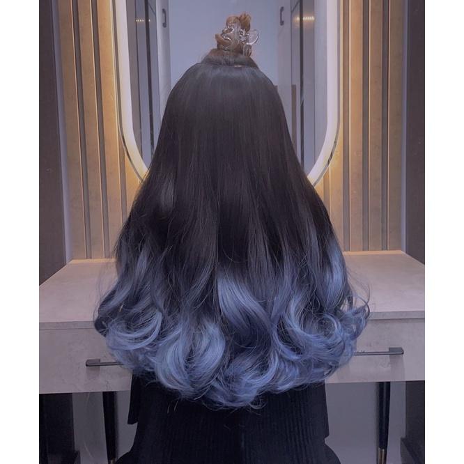 Tóc giả xoăn ombre chữ U sang chảnh Qiqishop