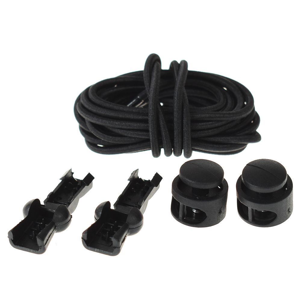 Set 2 Khóa Dây Giày Co Giãn Không Cần Buộc Tiện Dụng