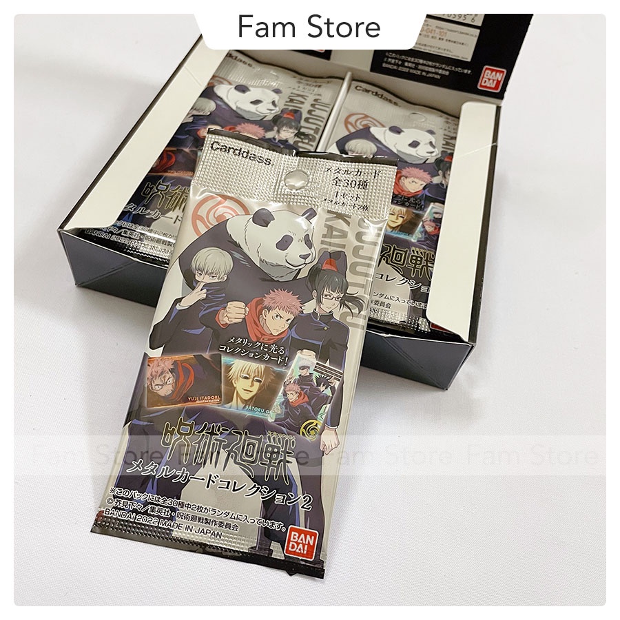 Pack thẻ Jujutsu Kaisen Metal Card Collection