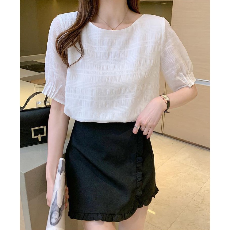Áo Sơ Mi Dáng Rộng Thời Trang Mùa Hè Hàn Quốc Dành Cho Nữ 40-67KG C8751