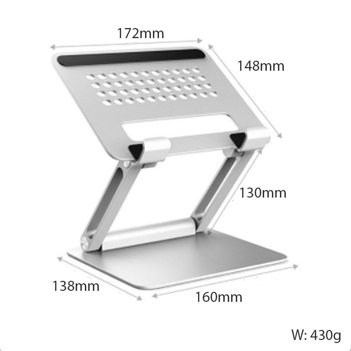 Giá đỡ Nhôm Ipad Surface Wacom cắt CNC Nguyên Khối Cứng Chắc