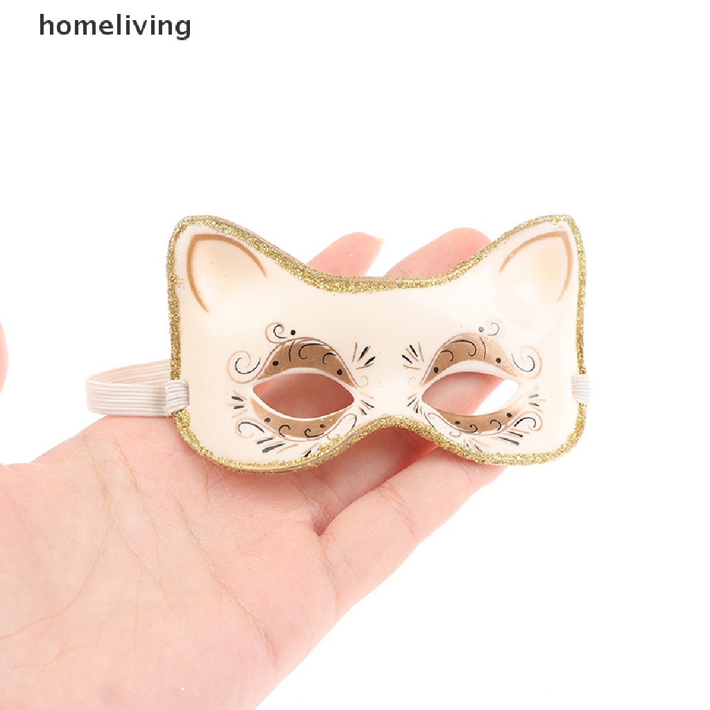 Mặt Nạ Cáo Bằng Nhựa Trang Trí Nhà Búp Bê