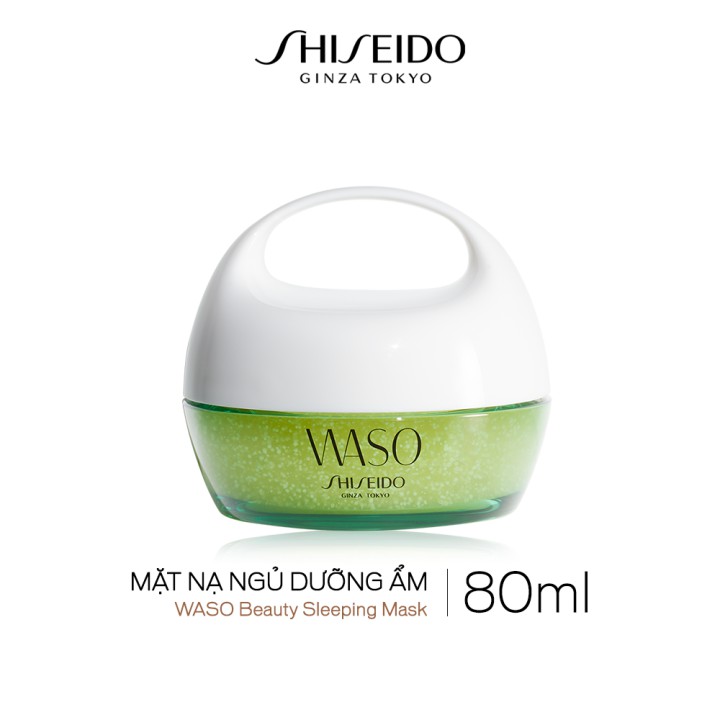 ⓟ Mặt nạ ngủ dưỡng ẩm Shiseido WASO Beauty Sleeping Mask 80ml 𝒫𝒪ℒ𝒴ℳℰℛ