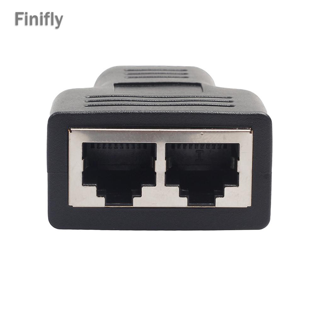 Bộ Chia Cổng Mạng Lan Rj45 1 Sang 2 Dual Female Port Lan Ethernet Sockt | BigBuy360 - bigbuy360.vn