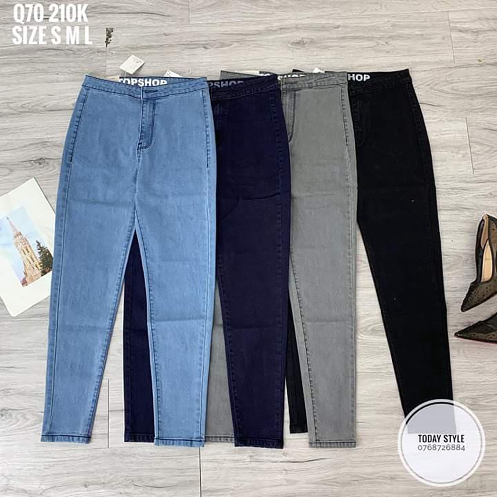 Quần jean nữ skinny Today Style vải dày dặn Q70