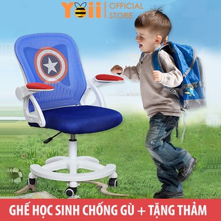 Ghế học sinh thông minh chống gù, chống cận. Ghế ngồi học bài Hello Kitty 2 màu G8 (Tặng Thảm Lót Đẹp)