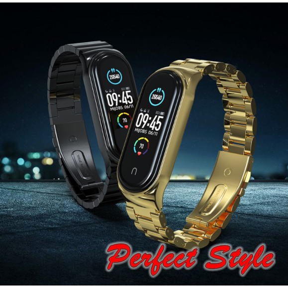 Dây đeo kim loại mắt to dành cho Xiaomi Miband 5 / Miband 5 miband 6