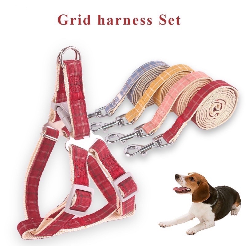 Bộ đai và dây dắt thú cưng đi dạo