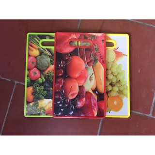 Thớt nhựa hình hoa quả