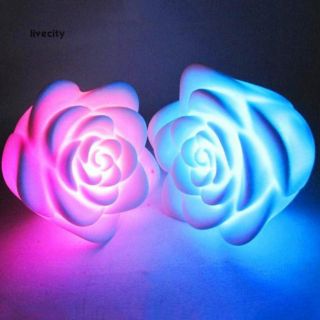 Đèn led hình hoa hồng đổi màu