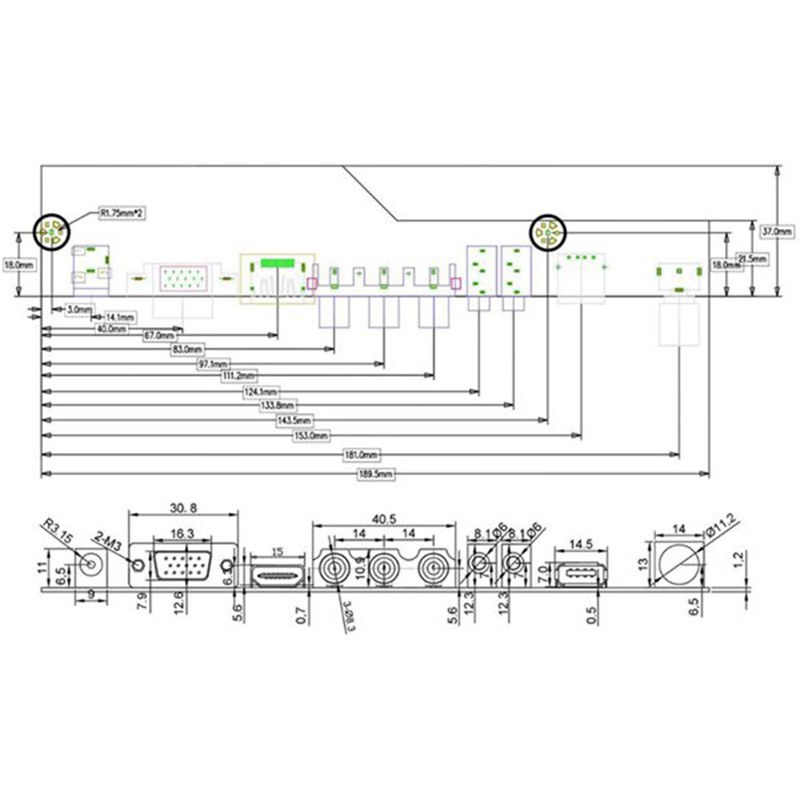 Tv+Hdmi+Vga+Av+Usb+Audio Tv Lcd Driver Board 15.4Inch Lp154W01 B154Ew08 B154Ew01 1280X800 Lcd Controller Board Diy Kits