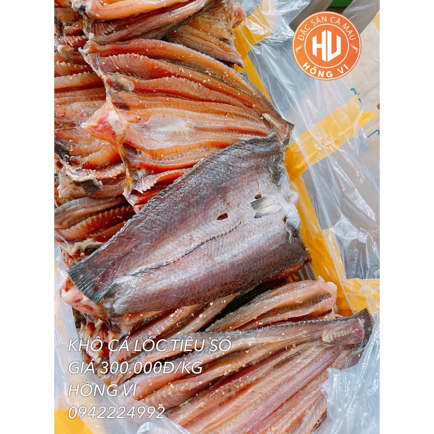 500GAM KHÔ CÁ LÓC ƯỚP TIÊU SỌ