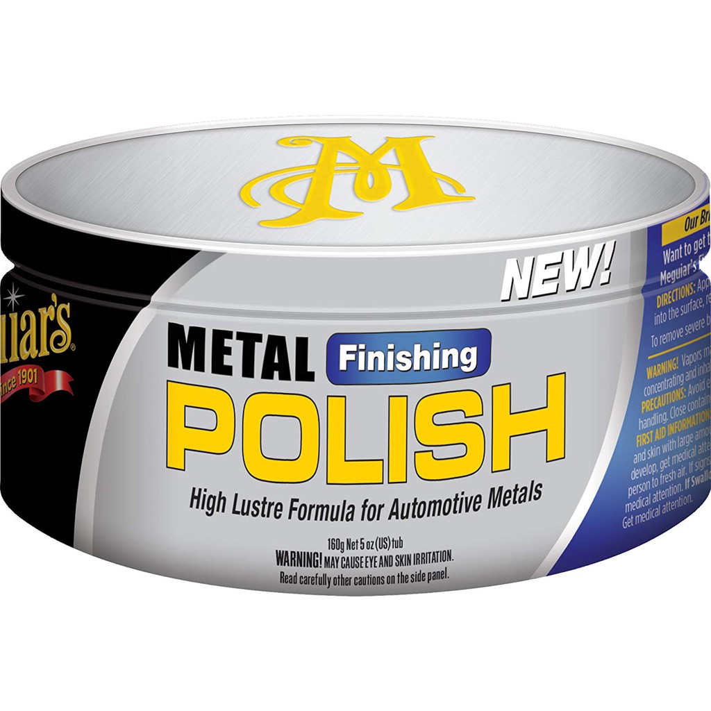 Meguiar's Kem đánh bóng kim loại - hoàn thiện bề mặt - Finishing Metal Polish - G15605 - 160 g