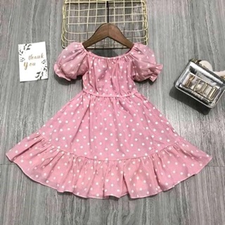 Váy chấm bi cho bé 10-24kg