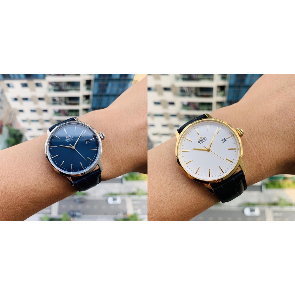 Đồng hồ nam Orient Classic RA-AC0E cơ chống nước 10 ATM mặt kính cường lực dây da cao cấp chính hãng
