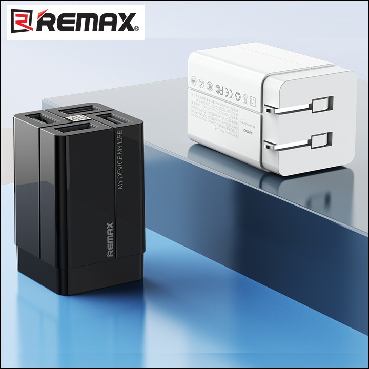 Cốc sạc nhanh đa năng Remax Wanfu RP-U43 4 cổng USB max 3.4A