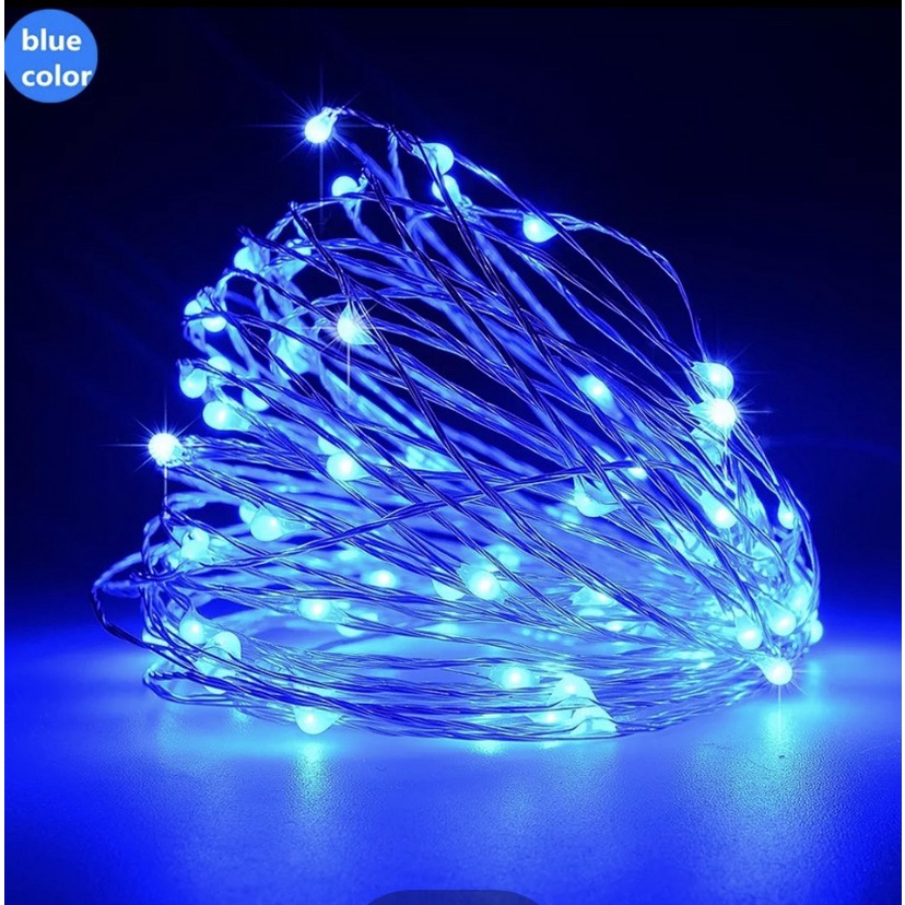 Dây Đèn Led Trang Trí Đom Đóm 10 Mét 100 Bóng Chipsbling Fairy Light Không Chớp