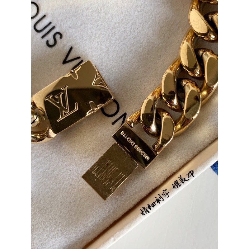 Vòng tay unisex cá tính thương hiệu Louis Vuitton LV hàng 1-1 vip