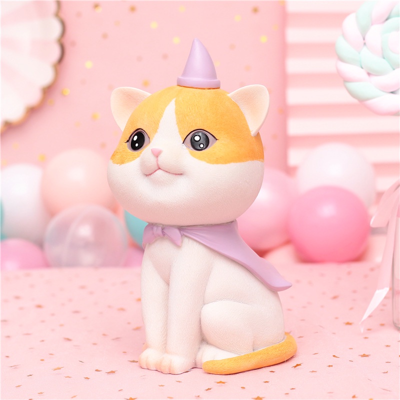 Ống Heo Tiết Kiệm Hình Công Chúa Bằng Nhựa Resin Dễ Thương Cho Bé Gái Lợn đất tiết kiệm cho bé, nhựa heo đất tiết kiệm hình con mèo cute nhiều màu sắc  tiết kiệm quà tặng con heo đất