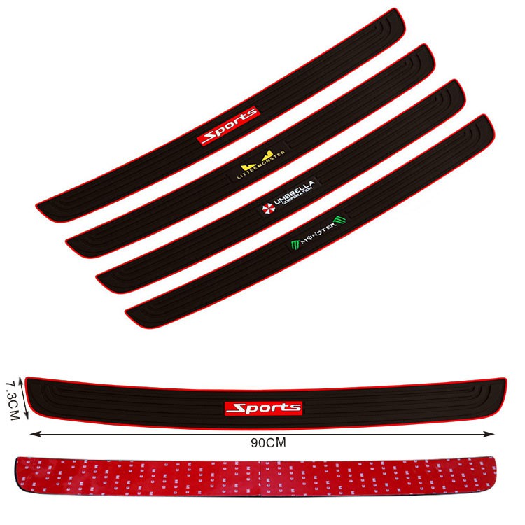 Tấm cao su dán phần cạnh sau cốp xe hơi CB012 chống trầy xước tiện lợi | BigBuy360 - bigbuy360.vn