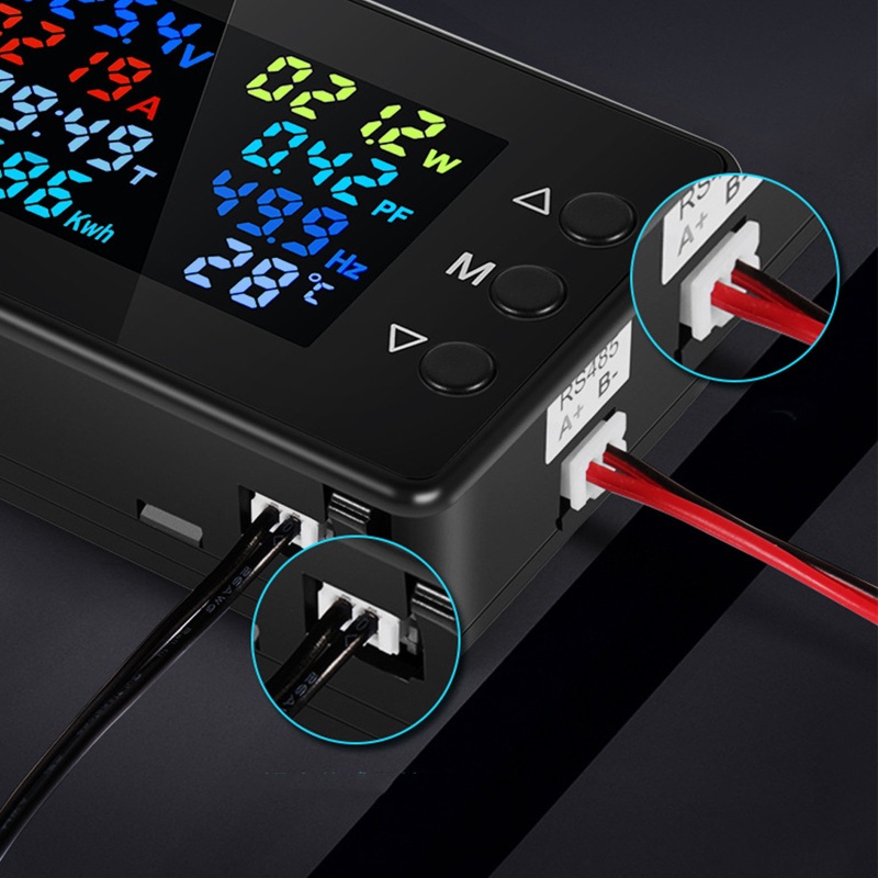 Đồng Hồ Đo Điện Áp Kỹ Thuật Số 8 Trong 1 50V 300V 100A