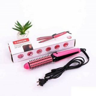 Lược điện nô va, 3 trong 1, lược điện, máy ép thẳng, uốn dập xù
