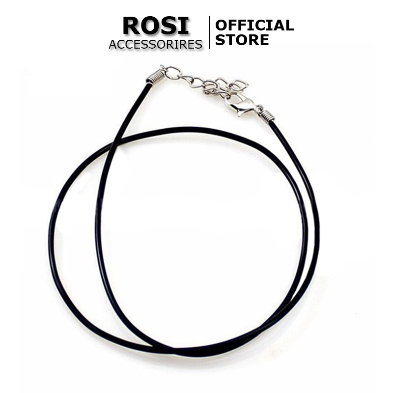 Phụ kiện dây chuyền, dây da sáp kích thước 45 CM có thể điều chỉnh