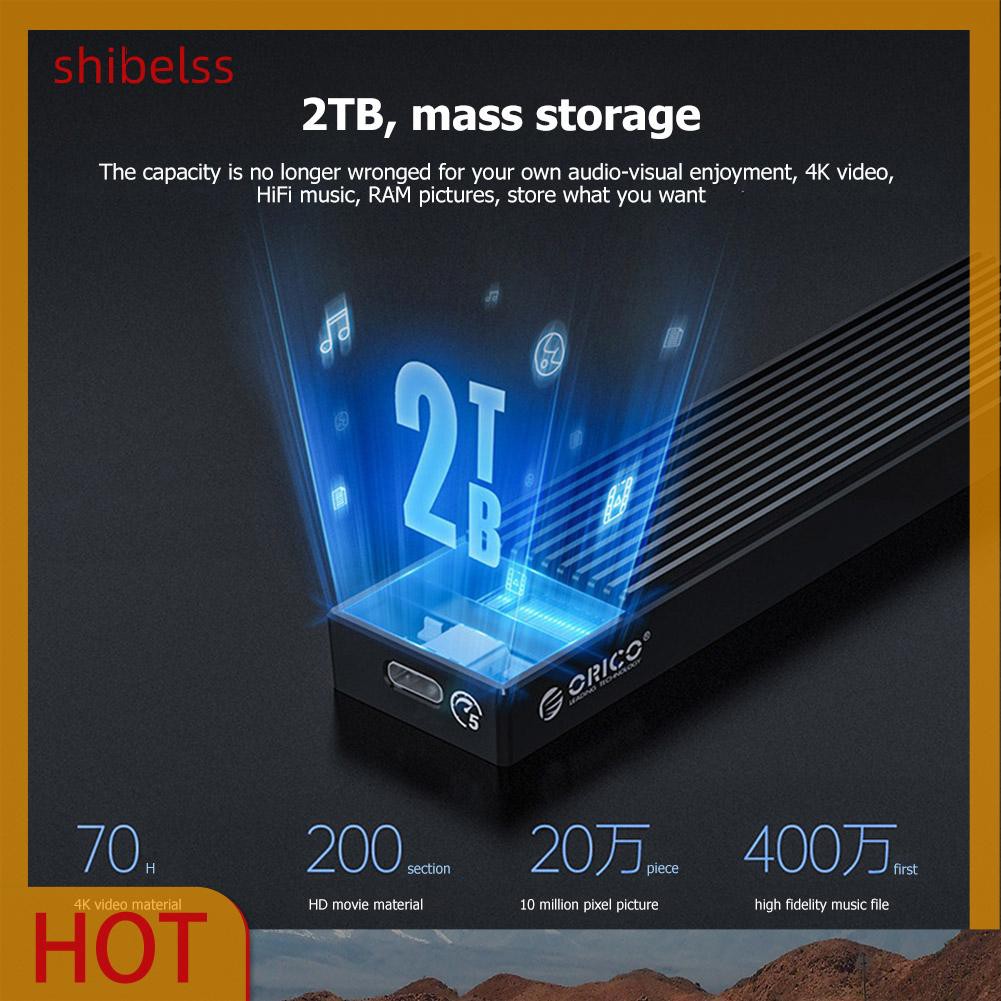 Hộp Đựng Ổ Cứng Ngoài Orico M2Pf-C3 M.2 Ngef Ssd 5gbps Loại C | BigBuy360 - bigbuy360.vn