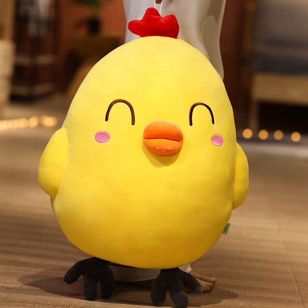 Đồ Chơi Nhồi Bông Hình Chú Gà Vàng Nhỏ Nhắn Mềm Mại Trang Trí Phòng Ngủ