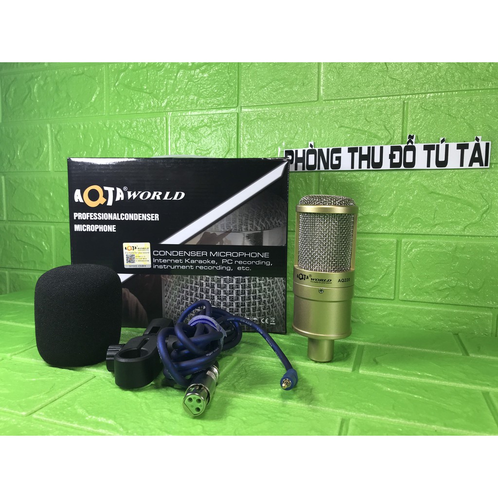 Sound Card Livestream K10 2020 và micro AQ 220