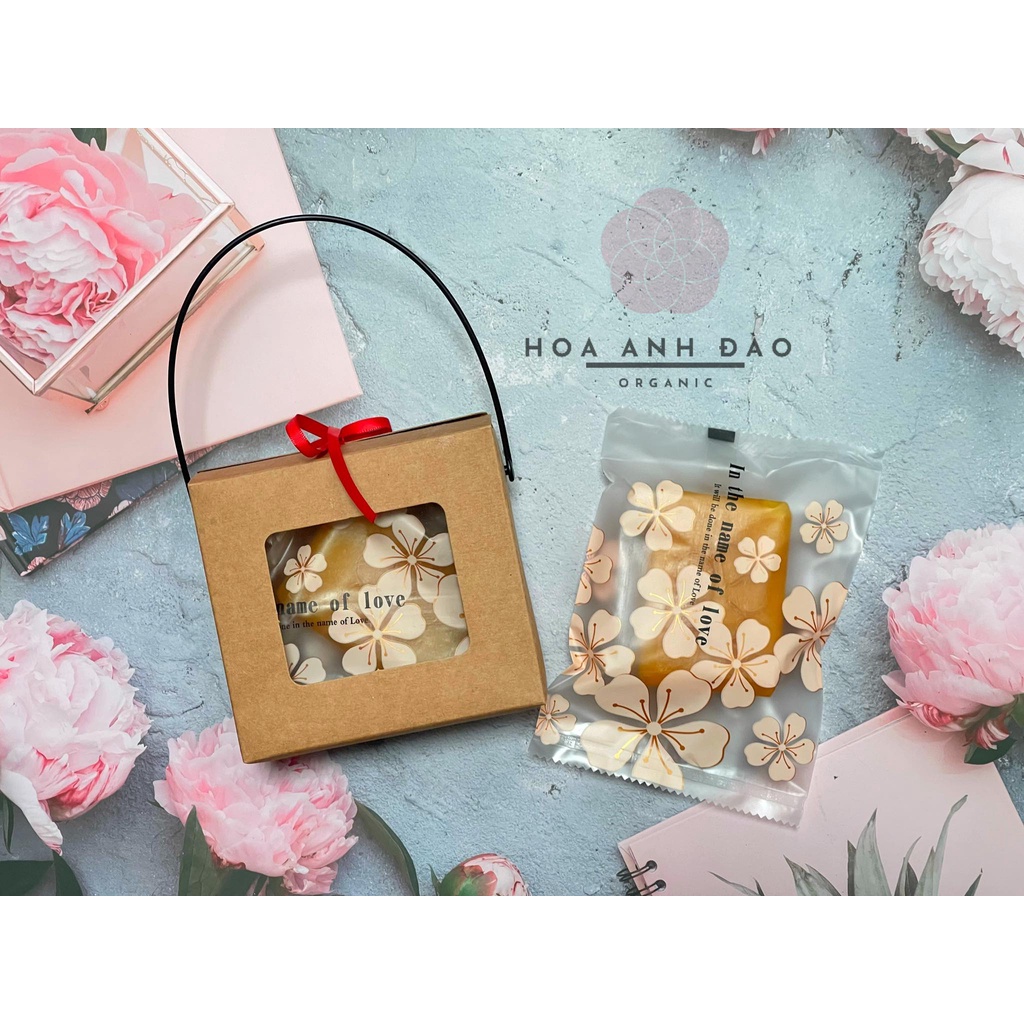 [SOAP MẬT ONG] Xà Phòng Thực Vật Thủ Công thương hiệu Hoa Anh Đào