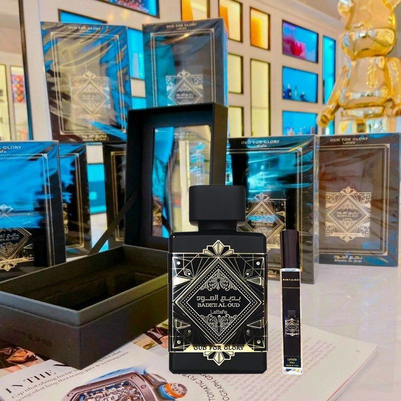 [10ML] Nước hoa Dubai Lattafa Bade’e Al Oud sang trọng, nam tính