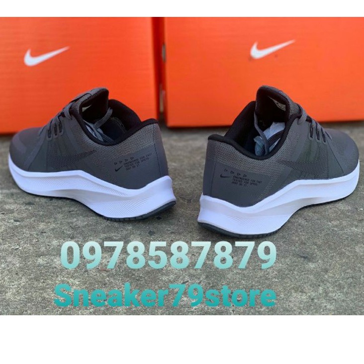 Giày Nike Running Quest 4 (2021) Xám Nam (M) [Auth - Chính Hãng - FullBox] Hình Ảnh Độc Quyền