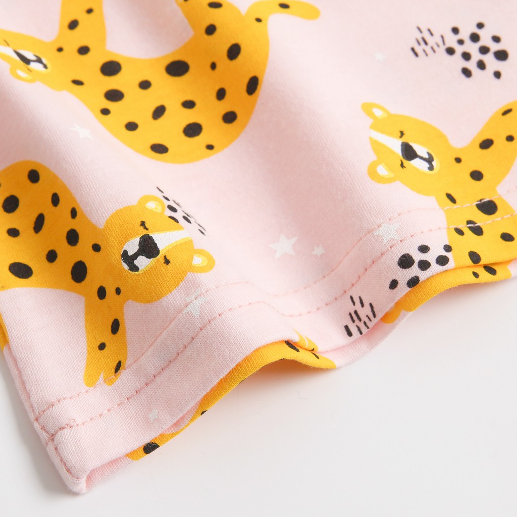 Bộ Áo + Quần Short Sanlutoz Thời Trang Hè In Hoạt Hình Cho Bé