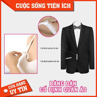 Băng Dán Cố Định Quần Áo 💖𝑭𝒓𝒆𝒆𝒔𝒉𝒊𝒑💖 Combo 100 Miếng Băng Dán Cố Định Quần Áo Chống Lộ Hàng