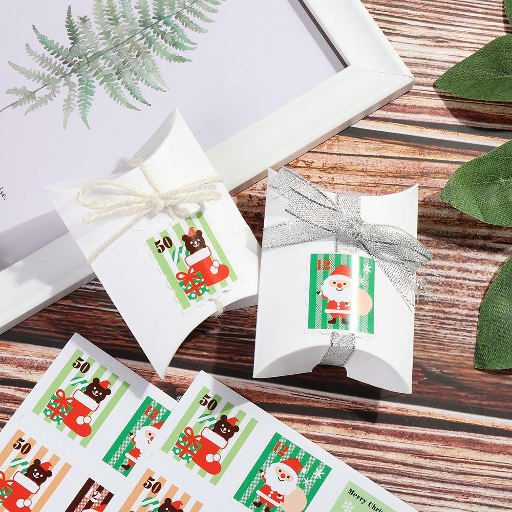 Bộ 10 Miếng Dán Trang Trí Đa Năng Họa Tiết Giáng Sinh Dễ Thương